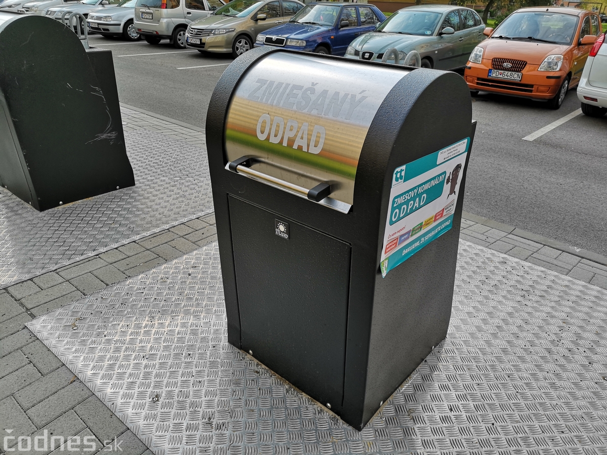 Podzemné kontajnery v prevádzke
