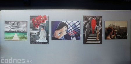 Foto: Street ARTcity odhalenie portrétov umelcov na stene kina Baník a DIVADLO NA VYSOKEJ NOHE 44