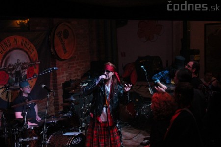 GUNS N' ROSES tribute band - Piano club Prievidza 11