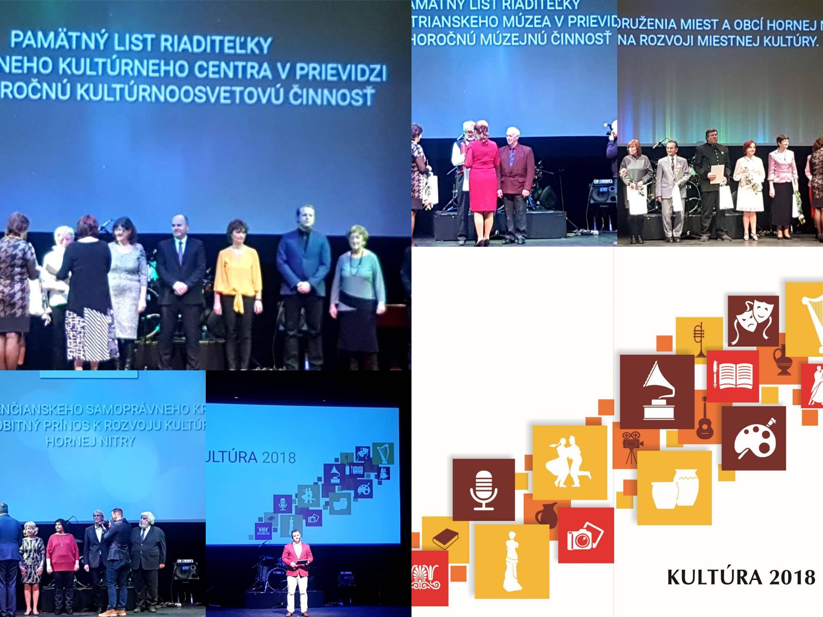 Foto: KULTÚRA 2018 - zoznam ocenených inštitúcií, kolektívov a jednotlivcov hornej Nitry