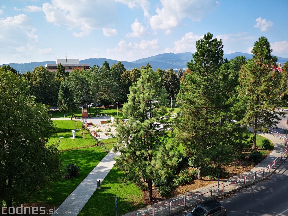 Foto: Park pred úradom práce je dokončený