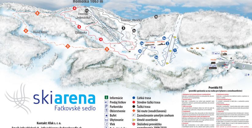 Fačkovské sedlo - Kľak- Skiaréna - webkamera