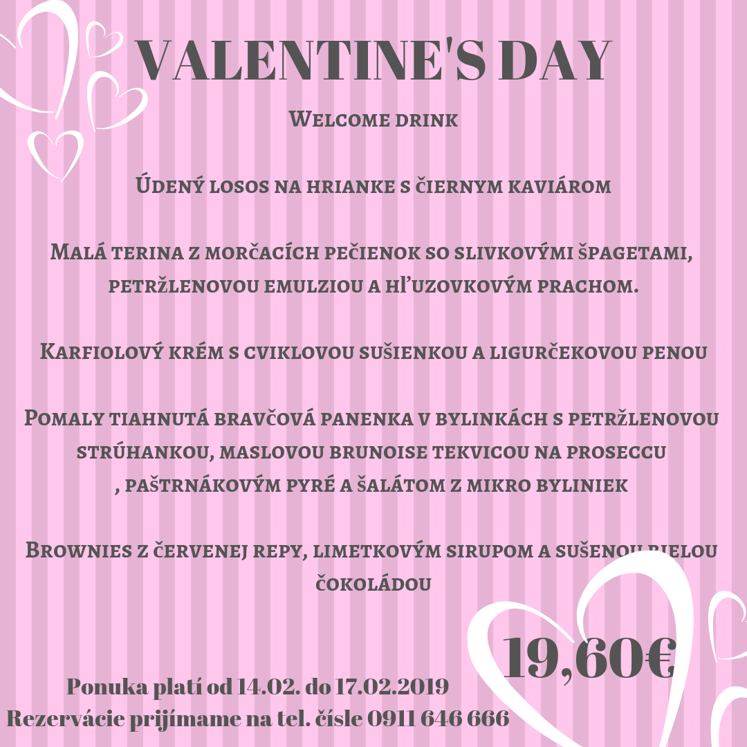 Valentínske dni v Penzióne Sivý Kameň***