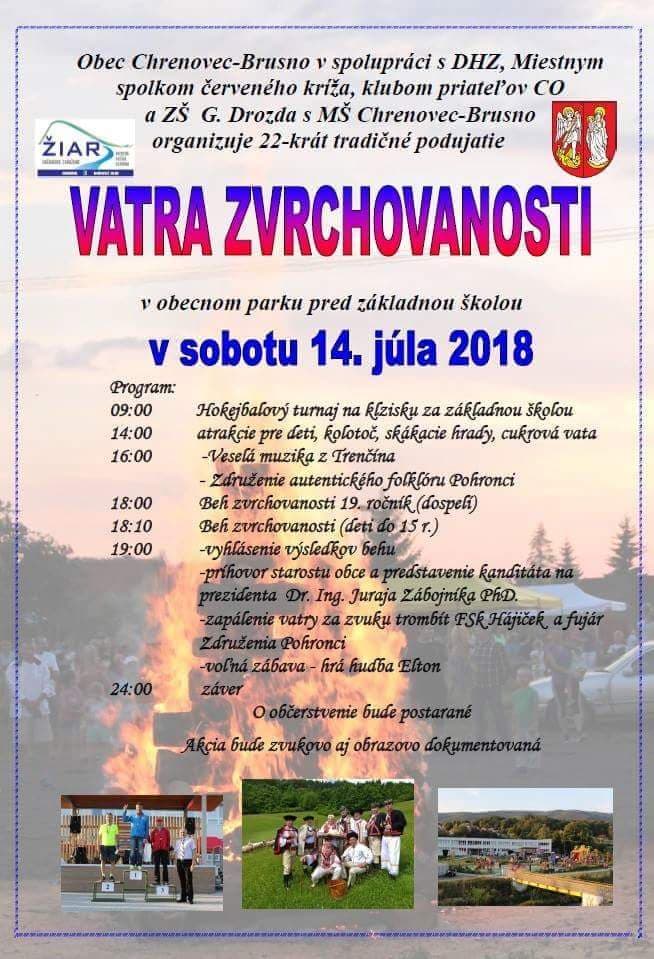 Vatra zvrchovanosti Chrenovec Brusno codnes.sk