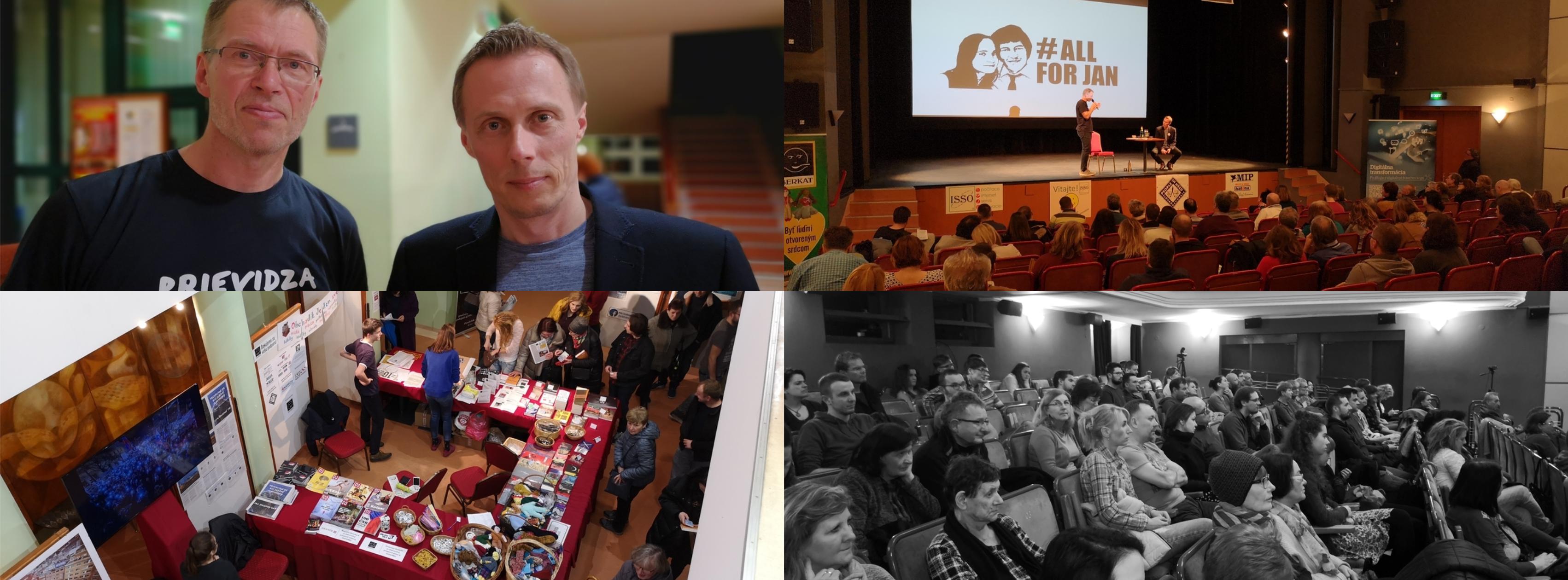 Foto a video: Festival Jeden svet 2019 - prvý deň - Diskusia s investigatívnym novinárom Marekom Vagovičom