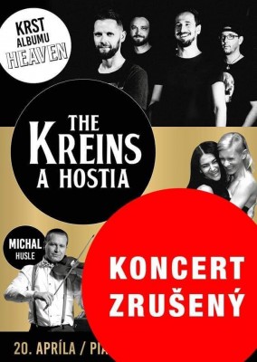 KONCERT ZRUŠENÝ - The Kreins a hostia - krst albumu Heaven