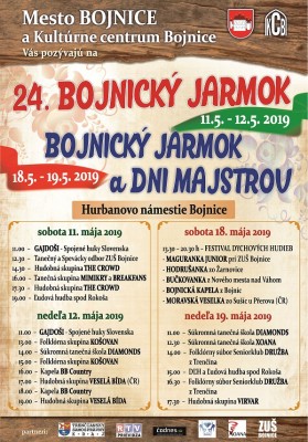 24. BOJNICKÝ JARMOK A DNI MAJSTROV