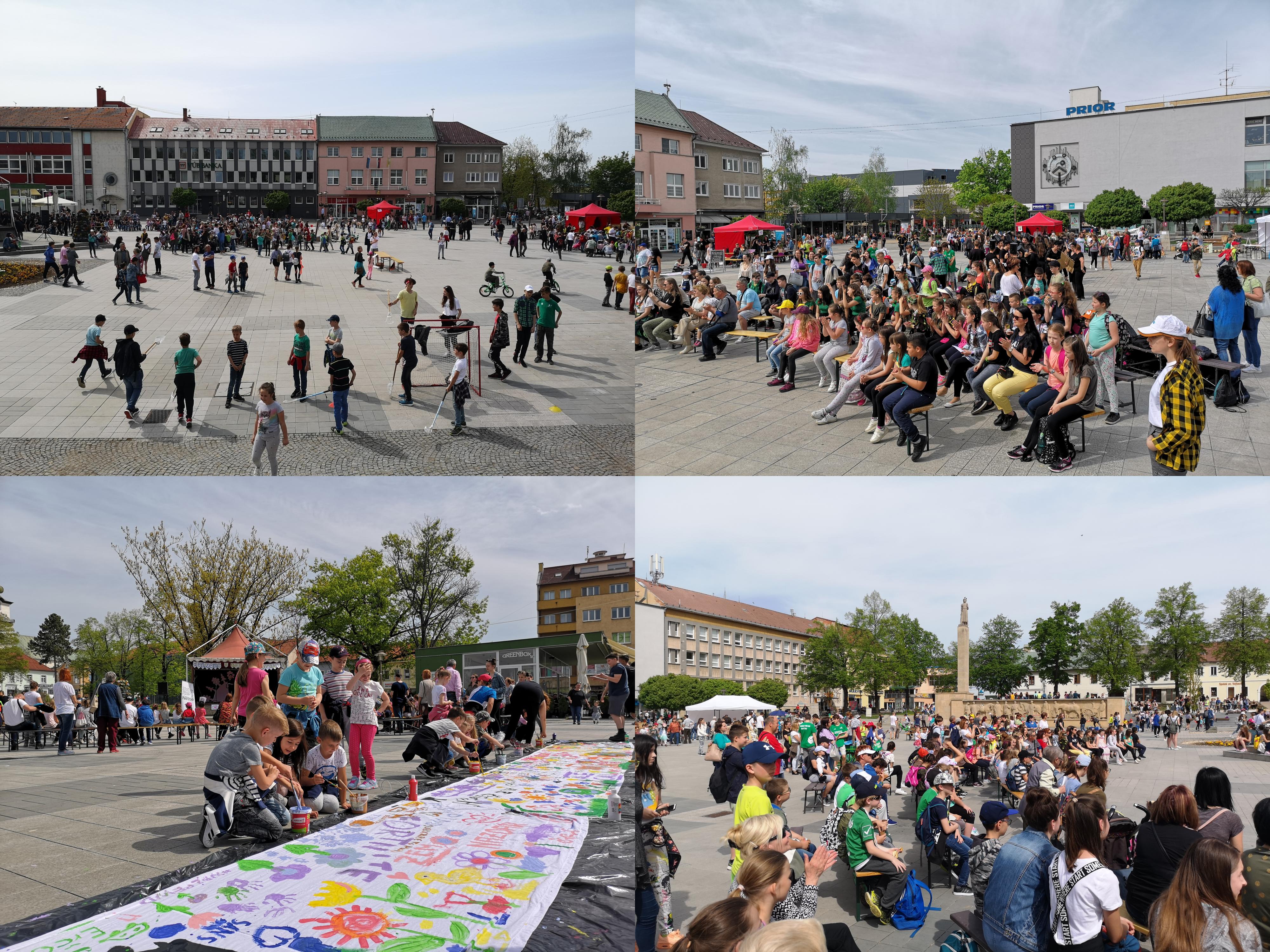 Foto: Prievidzské deti oslavovali les na akcii EKOROK 2019