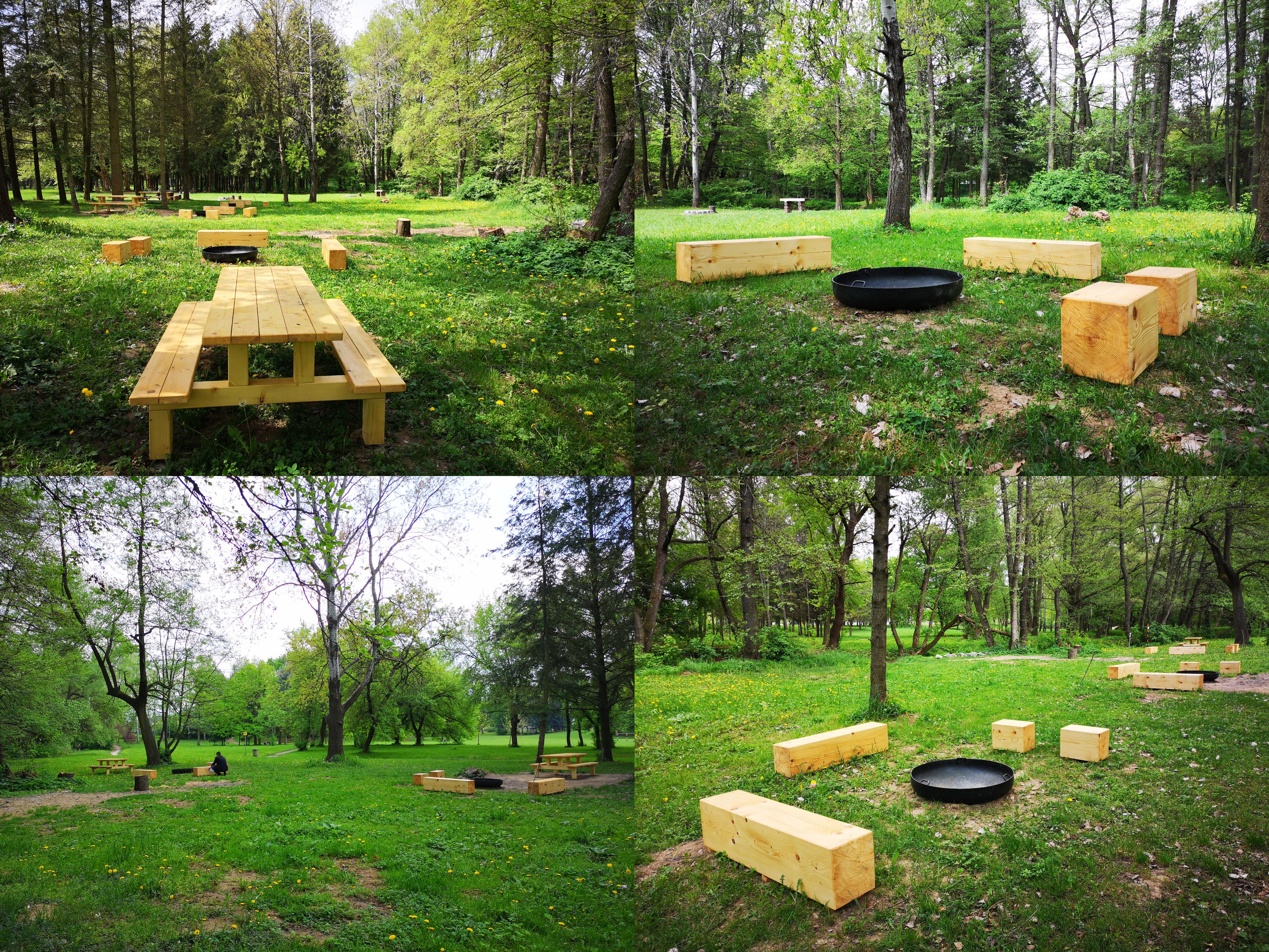 Foto a video: V Mestskom parku v Prievidzi pribudla nová pikniková zóna