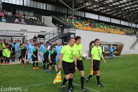 Foto a video: 100 rokov futbalu v Prievidzi veľkolepé oslavy a exhibičný zápas ŠKRŤO tím vs KUCO tím 11