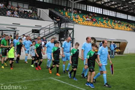 Foto a video: 100 rokov futbalu v Prievidzi veľkolepé oslavy a exhibičný zápas ŠKRŤO tím vs KUCO tím 12