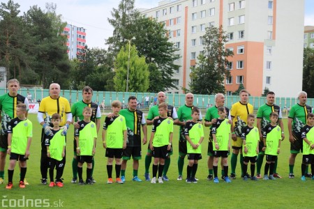 Foto a video: 100 rokov futbalu v Prievidzi veľkolepé oslavy a exhibičný zápas ŠKRŤO tím vs KUCO tím 17