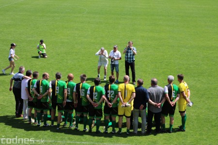 Foto a video: 100 rokov futbalu v Prievidzi veľkolepé oslavy a exhibičný zápas ŠKRŤO tím vs KUCO tím 40