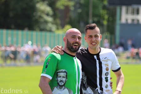 Foto a video: 100 rokov futbalu v Prievidzi veľkolepé oslavy a exhibičný zápas ŠKRŤO tím vs KUCO tím 66