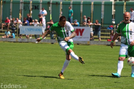 Foto a video: 100 rokov futbalu v Prievidzi veľkolepé oslavy a exhibičný zápas ŠKRŤO tím vs KUCO tím 69