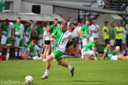 Foto a video: 100 rokov futbalu v Prievidzi veľkolepé oslavy a exhibičný zápas ŠKRŤO tím vs KUCO tím 87