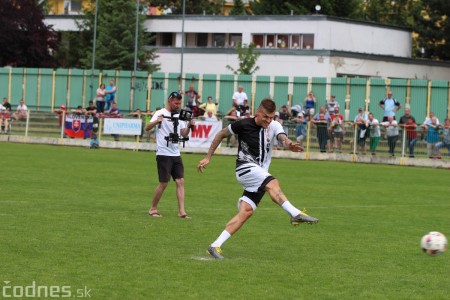 Foto a video: 100 rokov futbalu v Prievidzi veľkolepé oslavy a exhibičný zápas ŠKRŤO tím vs KUCO tím 93