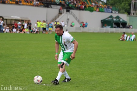 Foto a video: 100 rokov futbalu v Prievidzi veľkolepé oslavy a exhibičný zápas ŠKRŤO tím vs KUCO tím 94