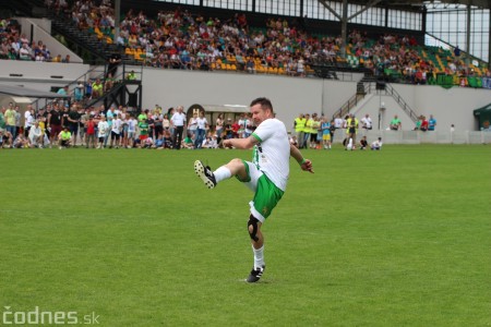 Foto a video: 100 rokov futbalu v Prievidzi veľkolepé oslavy a exhibičný zápas ŠKRŤO tím vs KUCO tím 95