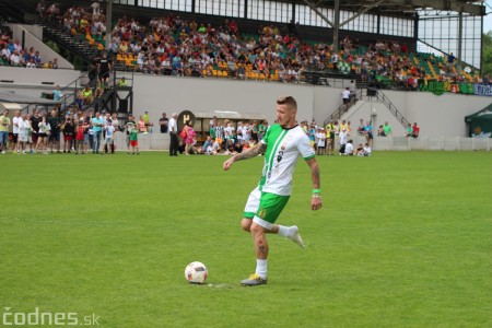 Foto a video: 100 rokov futbalu v Prievidzi veľkolepé oslavy a exhibičný zápas ŠKRŤO tím vs KUCO tím 97