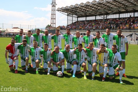 Foto a video: 100 rokov futbalu v Prievidzi veľkolepé oslavy a exhibičný zápas ŠKRŤO tím vs KUCO tím 100