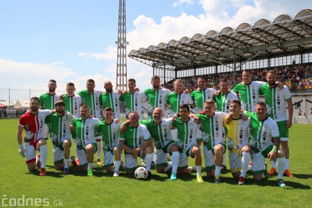 Foto a video: 100 rokov futbalu v Prievidzi veľkolepé oslavy a exhibičný zápas ŠKRŤO tím vs KUCO tím 101