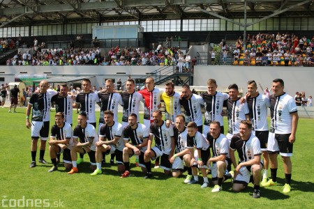 Foto a video: 100 rokov futbalu v Prievidzi veľkolepé oslavy a exhibičný zápas ŠKRŤO tím vs KUCO tím 102