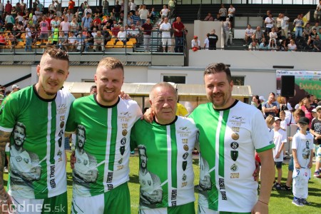 Foto a video: 100 rokov futbalu v Prievidzi veľkolepé oslavy a exhibičný zápas ŠKRŤO tím vs KUCO tím 123