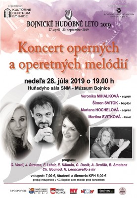 KONCERT OPERNÝCH A OPERETNÝCH MELÓDIÍ