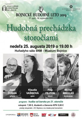 HUDOBNÁ PRECHÁDZKA STOROČIAMI