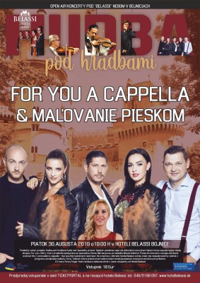Bojnice: A CAPPELLA FOR YOU & MAĽOVANIE PIESKOM