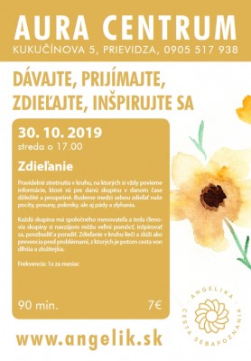 Zdieľanie - Dávajte, prijímajte, zdieľajte, inšpirujte sa.