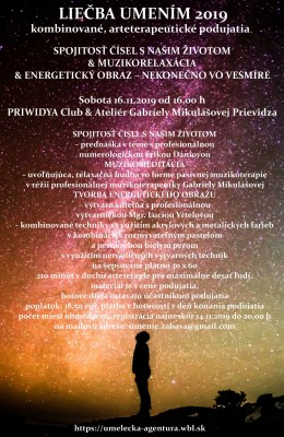 SPOJITOSŤ ČÍSEL S NAŠIM ŽIVOTOM & MUZIKORELAXÁCIA & ENERGETICKÝ OBRAZ – NEKONEČNO VO VESMÍRE