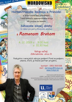 Súhvezdie zimnej oblohy - beseda so spisovateľom Romanom Bratom