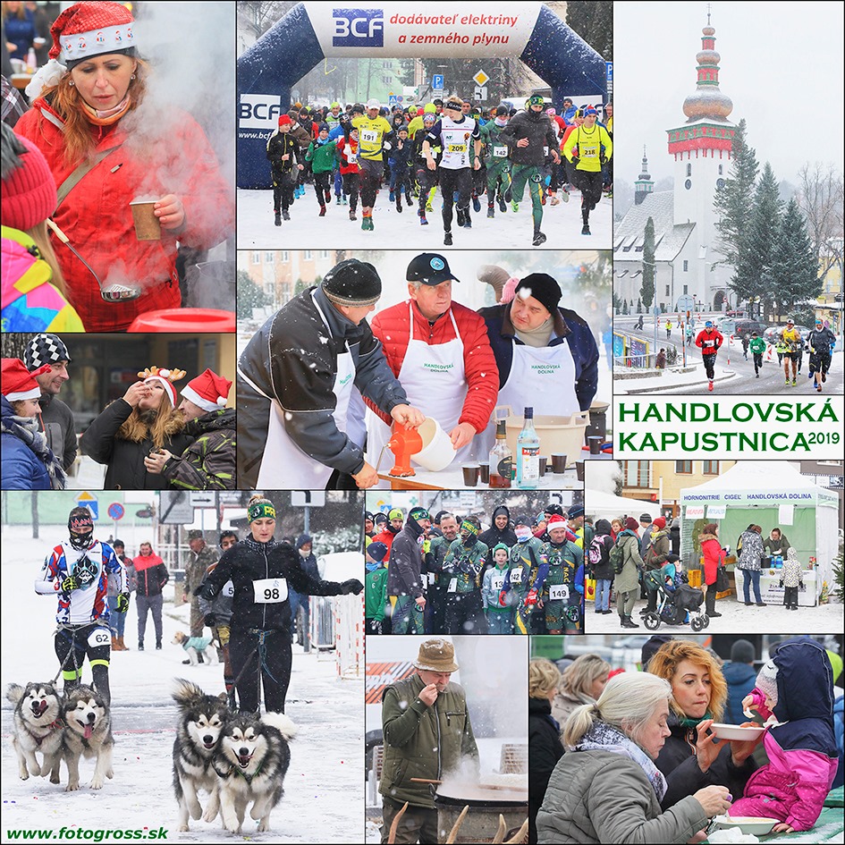 Foto a video: Handlovská kapustnica 2019 - Najskôr beh, potom kapustnica a vo finále dobré srdce