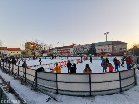 Ľadová plocha na námestí v Prievidzi - prevádzkové hodiny 0