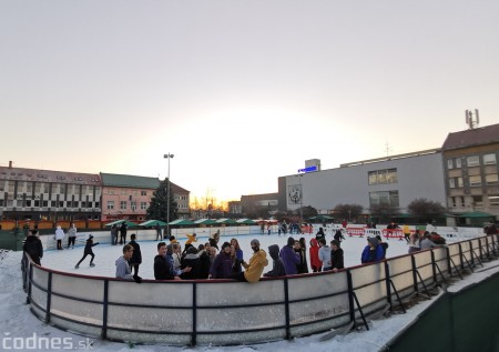 Ľadová plocha na námestí v Prievidzi - prevádzkové hodiny 2