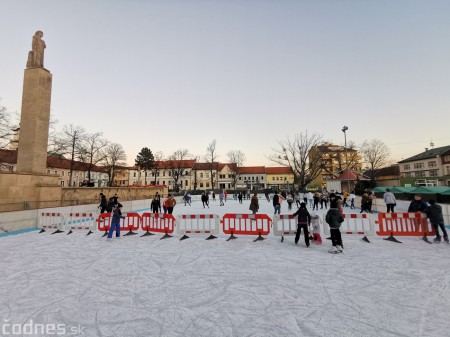 Ľadová plocha na námestí v Prievidzi - prevádzkové hodiny 6