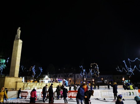 Ľadová plocha na námestí v Prievidzi - prevádzkové hodiny 13