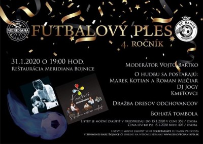 Futbalový ples 2020