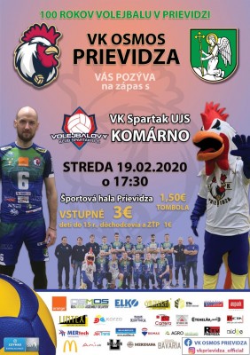 Volejbal - Edymax extraliga mužov Prievidza - Komárno