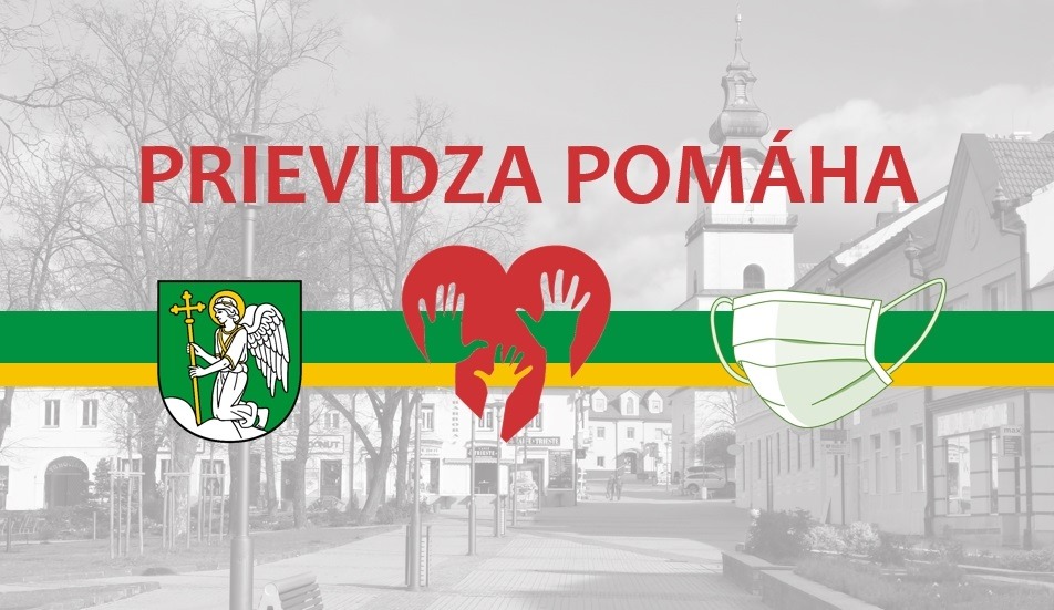 Mesto Prievidza vyzýva k vzájomnej pomoci a spúšťa dobrovoľnícky program