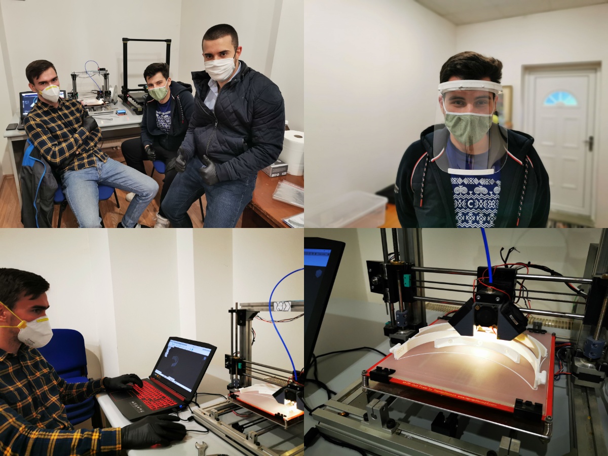 Video a foto: V Prievidzi začali 3D tlač ochranných štítov pre zdravotníkov vďaka verejnej zbierke a dobrovoľníkom