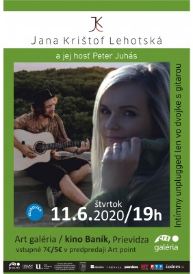 Koncert Jana K.L. a jej hosť Peter Juhás