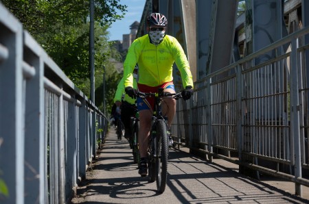 Video: V Trenčianskom kraji otvorili nový 11-kilometrový úsek cyklotrasy medzi mestami Trenčín a Nemšová, v rámci cezhraničného projektu Na bicykli po stopách histórie. 20