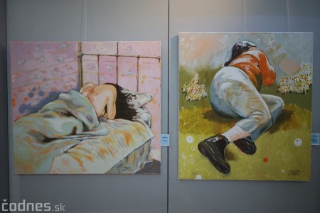 Foto: Vernisáž - Každý spolu - výstava štyroch pedagógov. VERONIKA LACHKÁ, ALENA SLUKOVÁ, LUCIA VRTELOVÁ a OLEG CIPOV 3