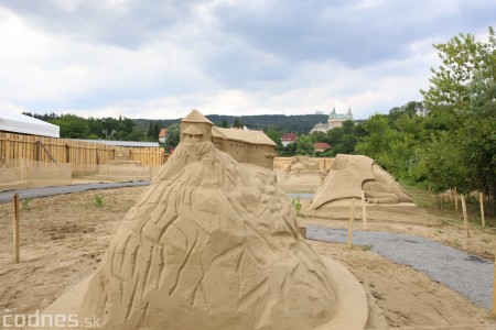 Ihrisko pod farou Bojnice - Gumy land, pieskové sochy 7