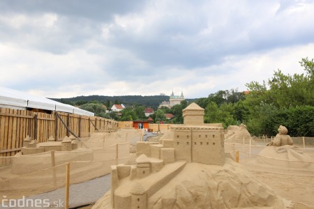 Ihrisko pod farou Bojnice - Gumy land, pieskové sochy 8