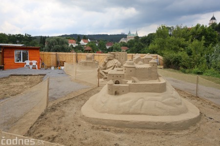 Ihrisko pod farou Bojnice - Gumy land, pieskové sochy 13