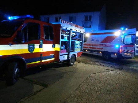 Foto: Nočná tragédia - Domov dôchodcov v Zemianskych Kostoľanoch (okres Prievidza) v noci zachvátil požiar, dvaja ľudia zomreli 8